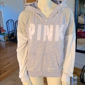 PINK zip-up Hoodie